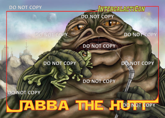 Exclusive Jabba the Hutt Trading Card